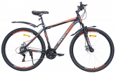 Велосипед AVENGER A295D (29", серый/оранжевый, рама 19")