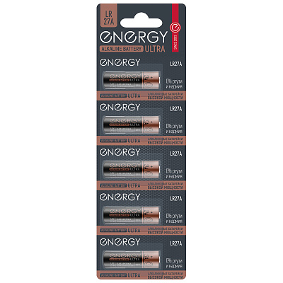 Элемент питания Energy Ultra LR27A/5B / 105703 Элемент питания Energy Ultra LR27A/5B / 105703