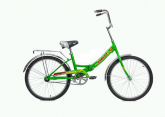 Велосипед 24" Байкал 2408 (1ск) складной /Зеленый