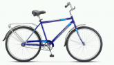 Велосипед 26" STELS Navigator 200 С Z010 (2023) (1ск., сталь) Синий/КОРЗИНА