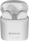 Наушники DEFENDER Twins 630 белый, TWS, Bluetooth