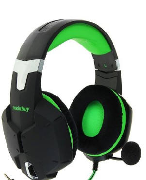 Наушники Smartbuy SBHG-2100 RUSH SNAKE черно-зеленый, гарнит.,полноразм. Наушники Smartbuy SBHG-2100 RUSH SNAKE черно-зеленый, гарнит.,полноразм.