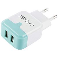 Блок питания сетевой 2 USB Energy ET-33 белый 2.1А /104291
