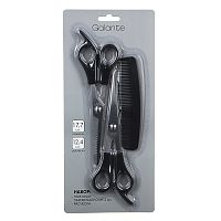 Ножницы GALANTE парикмахерские 2шт 17,7см+расческа 12,4см, B3SET(350-053)