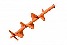 Шнек для грунта Carver GDB-200 однозаходный  (d пос=20мм, D=200мм, L=80см) 01.003.00048