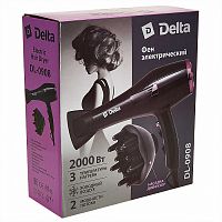 Фен DELTA DL-0908 черный