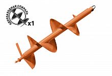 Шнек для грунта Carver GDB-250 однозаходный (d пос=20мм, D=250мм, L=80см) 01.003.00050 