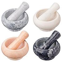 Ступка мрамор. с пестиком, 9x4,5см VETTA (884-342)