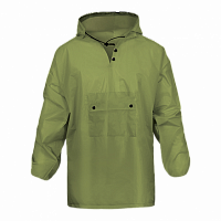 Дождевик EVA с капюшоном «Hoody» (рукав на резинке) HODY12 зелен 10мк /Komfi/ 32336