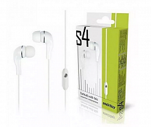 Наушники Smartbuy S4 с микрофоном белый (SBH-012K)