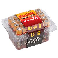 Элемент питания KODAK Max Alkaline LR03 24 plastic box [24 3A PVC] (24/480/34560)