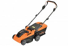 Газонокосилка CARVER CLM-01BL40-370H (б/щ, 40V(2*20V/4Ач), Ш370, 40л,тип-mkt)01.030.00004 
