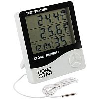 Станция погодн HOMESTAR HS-0109 цифровая термометр, гигр /104304