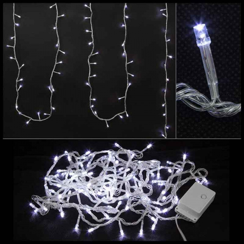 Гирлянда светодиодная LED100-5-W_прозрачный Волшебная страна 003217 Гирлянда светодиодная LED100-5-W_прозрачный Волшебная страна 003217