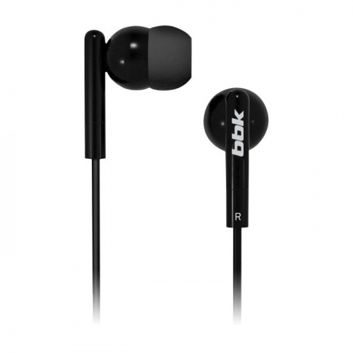 Наушники BBK EP-1003S черные Наушники BBK EP-1003S черные