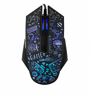 Мышь компьютерная SMARTBUY RUSH X15 SBM-745G-K проводная, черная