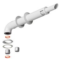 Комплект дымохода KRATS 60/100-1000мм KTL-02F-075-S  (Navien S/C/E, Baxi ECO Nova/Classic) /587398