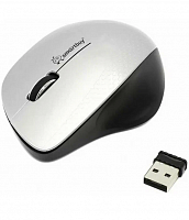 Мышь компьютерная SMARTBUY SBM-309AG-SK беспроводн, оптич, серебро