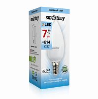 Лампа светодиодная Smartbuy LED C37-7,0W/4000/E14