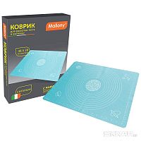 Коврик силикон. Mallony BLS-19*15 для раскатки теста и выпечки 47,5*37,5 см/985813