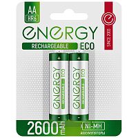 Аккумулятор Energy Eco NIMH-2600-HR6/2B (АА) /104989