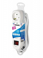 Удлинитель КОСМОС 3м, 3гн, с заземл, с выкл. YKsm3m-3g-Z-V(K)