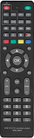 Пульт управления на ресивер HUAYU DVB-T2+3ver.2024 для Lumax B0302/ HOD1788