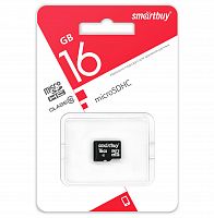 Карта памяти  MicroSDHC 16Gb Smart Buy Класс10 б/а