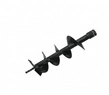 Шнек для грунта двухзаходный МВШ-250/ЗЕМ-2 "Эксперт", односпиральный, 2 ножа