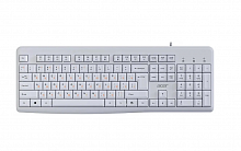 Клавиатура Acer OKW500 белый USB Multimedia (ZL.KBDEE.01S) кабель1.8м