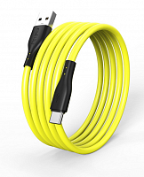 Кабель USB /Type C 1м Smartbuy S21 желтый, 3 А, сил., 1 м (iK-3112-S21bw)