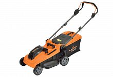 Газонокосилка CARVER CLM-01BL40-430HM (б/щ,40V(2*20V/4Ач), Ш430, 40л,тип-mkt) 01.030.00005 