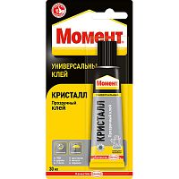 Клей "Момент кристалл" 30 мл."Хенкель" б/карта 422974