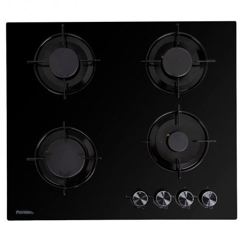 Варочная поверхность газов. Pioneer GHB60401G_BL Варочная поверхность газов. Pioneer GHB60401G_BL