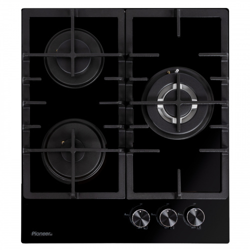 Варочная поверхность газов. Pioneer GHB45302G_BL Варочная поверхность газов. Pioneer GHB45302G_BL