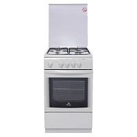 Плита газ. De Luxe 506040.05г белый крышка /104619
