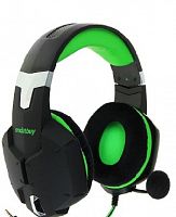 Наушники Smartbuy SBHG-2100 RUSH SNAKE черно-зеленый, гарнит.,полноразм.