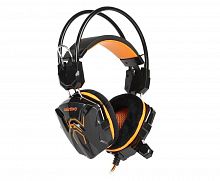 Наушники Smartbuy SBHG-1100 RUSH SNAKE черно-оранжевый, гарнит.,полноразм.